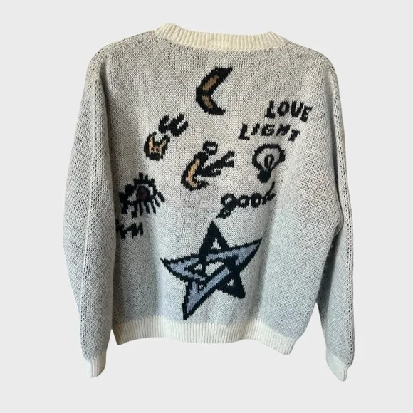 MOTHER the jumper alpaca and wool blend sweater in the TROUBLE variant. - Picture 2 of 8